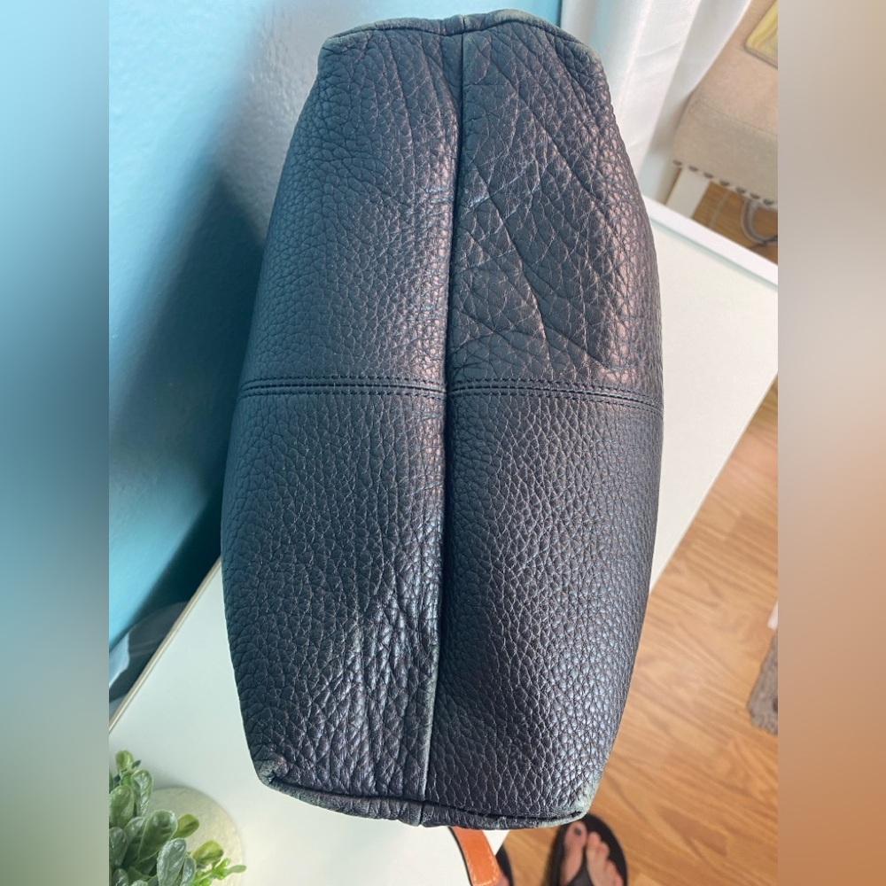 Dooney & Bourke Black and Brown Hobo Bag - Picture 6 of 9